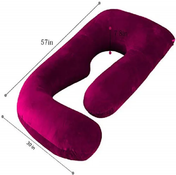 56_Inches_Full_Body_Pillow_Maternity_Pillow_For_Pregnant_Women_And_Comfort_J_Shaped_Pillow_With_Removable_Washable_Velvet_Cover