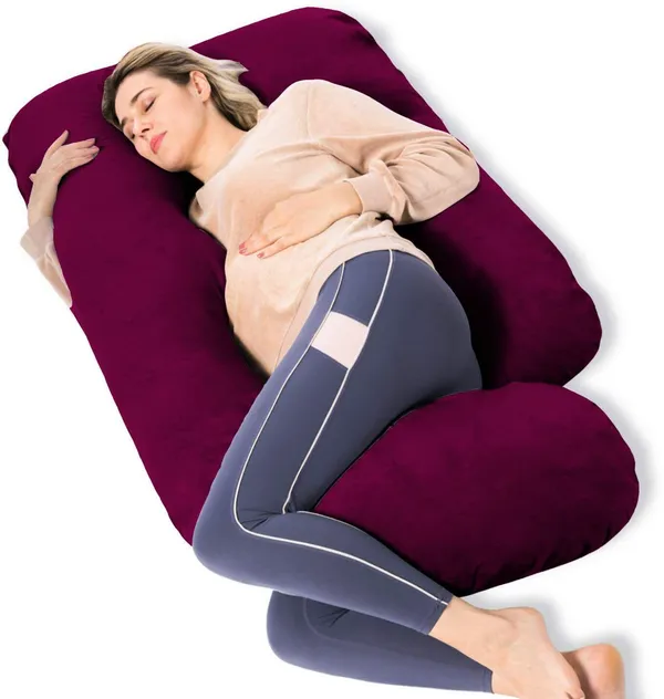 56_Inches_Full_Body_Pillow_Maternity_Pillow_For_Pregnant_Women_And_Comfort_J_Shaped_Pillow_With_Removable_Washable_Velvet_Cover