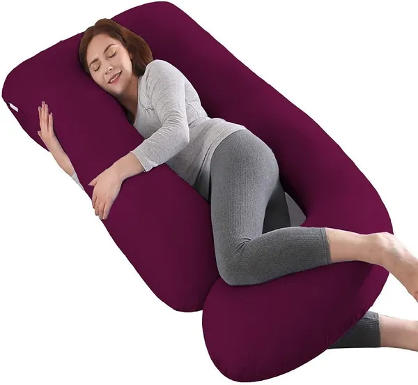 56_Inches_Full_Body_Pillow_Maternity_Pillow_For_Pregnant_Women_And_Comfort_J_Shaped_Pillow_With_Removable_Washable_Velvet_Cover