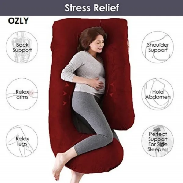 56_Inches_Full_Body_Pillow_Maternity_Pillow_For_Pregnant_Women_And_Comfort_J_Shaped_Pillow_With_Removable_Washable_Velvet_Cover