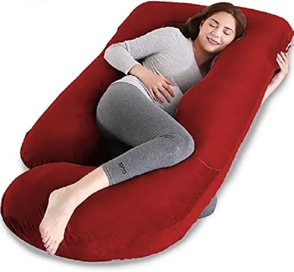 56_Inches_Full_Body_Pillow_Maternity_Pillow_For_Pregnant_Women_And_Comfort_J_Shaped_Pillow_With_Removable_Washable_Velvet_Cover