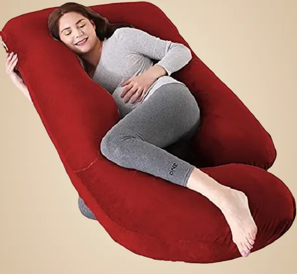 56_Inches_Full_Body_Pillow_Maternity_Pillow_For_Pregnant_Women_And_Comfort_J_Shaped_Pillow_With_Removable_Washable_Velvet_Cover