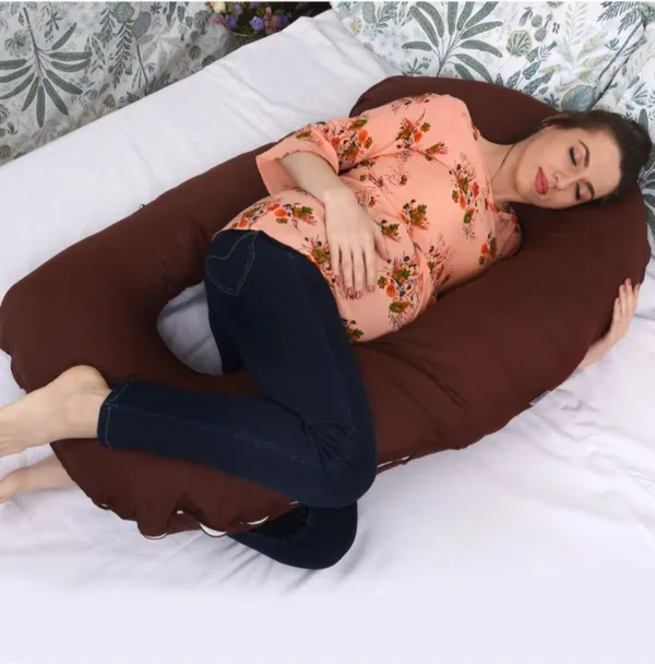 J_Shape_Microfiber_Solid_Pregnancy_Pillow