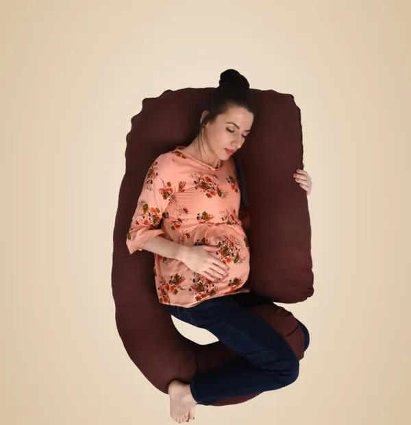 J_Shape_Microfiber_Solid_Pregnancy_Pillow