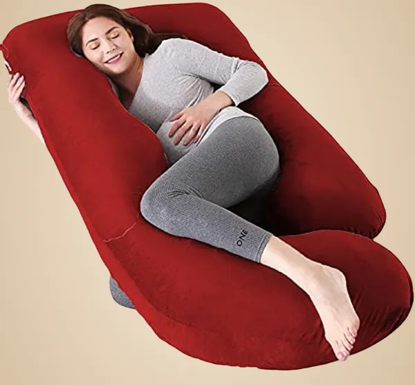 57_Inches_Full_Body_Pillow_Maternity_Pillow_For_Pregnant_Women_And_Comfort_J_Shaped_Pillow_With_Removable_Washable_Velvet_Cover
