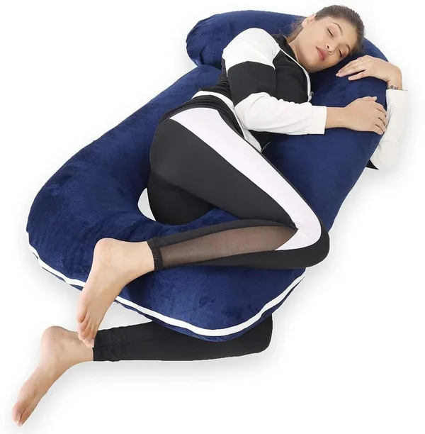 Microfiber_Solid_Pregnancy_Pillow_Pack_Of_1_Royal_Blue