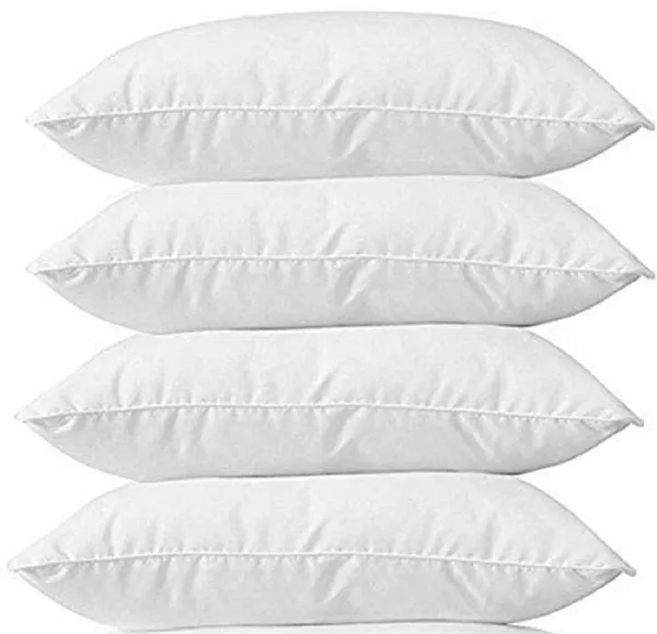 White_Microfibre_Vacuum_Pillow_Pack_Of_4