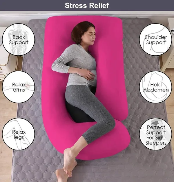 Ultra_Soft_J_Microfiber_Solid_Pregnancy_Pillow_Pack_Of_1_Dark_Pink