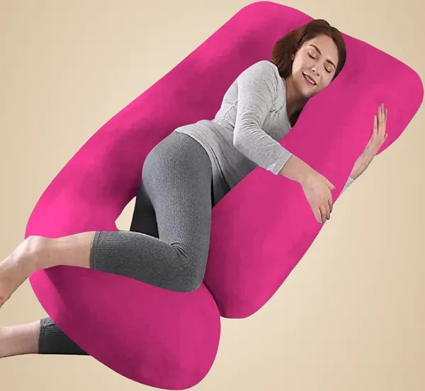 Ultra_Soft_J_Microfiber_Solid_Pregnancy_Pillow_Pack_Of_1_Dark_Pink