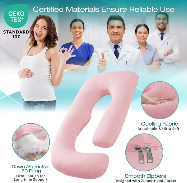 Microfiber_Solid_Pregnancy_Pillow_Pack_Of_1_Pink