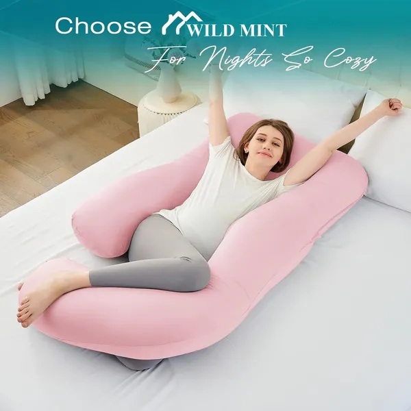 Microfiber_Solid_Pregnancy_Pillow_Pack_Of_1_Pink