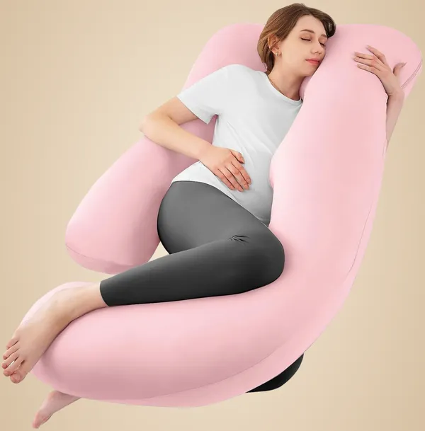 Microfiber_Solid_Pregnancy_Pillow_Pack_Of_1_Pink