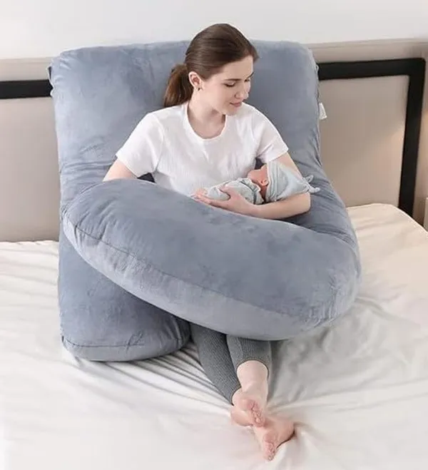 Microfiber_Solid_Pregnancy_Pillow_Pack_Of_1_Grey3