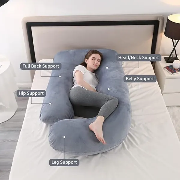 Microfiber_Solid_Pregnancy_Pillow_Pack_Of_1_Grey3