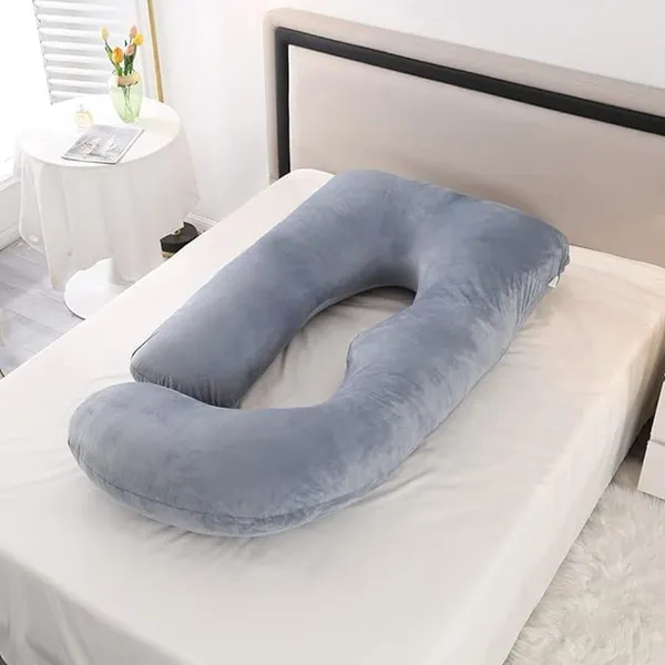 Microfiber_Solid_Pregnancy_Pillow_Pack_Of_1_Grey3