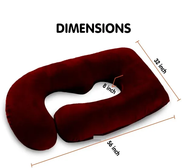 Ultra_Soft_J_Microfiber_Solid_Pregnancy_Pillow_Pack_Of_1_Maroon