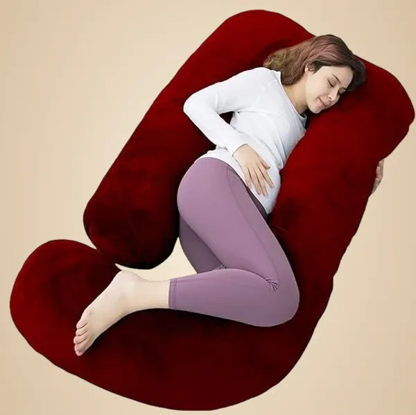 Ultra_Soft_J_Microfiber_Solid_Pregnancy_Pillow_Pack_Of_1_Maroon