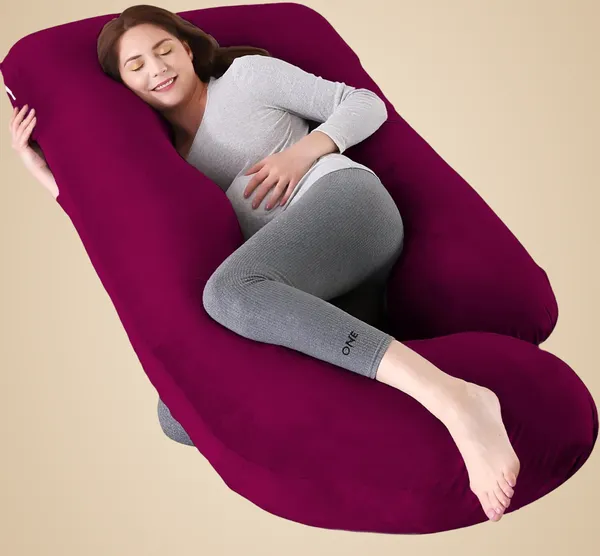Ultra_Soft_J_Microfiber_Solid_Pregnancy_Pillow_Pack_Of_1_Wine