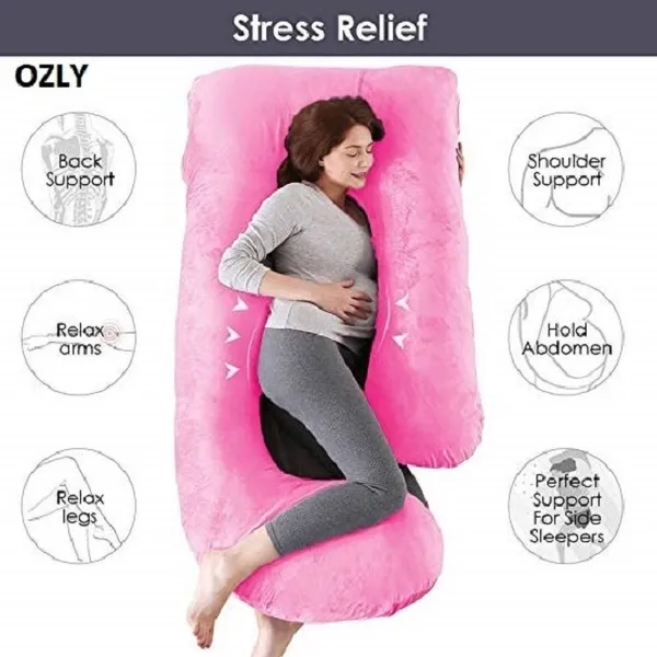 56_Inches_Full_Body_Pillow_Maternity_Pillow_For_Pregnant_Women_And_Comfort_J_Shaped_Pillow_With_Removable_Washable_Velvet_Cover