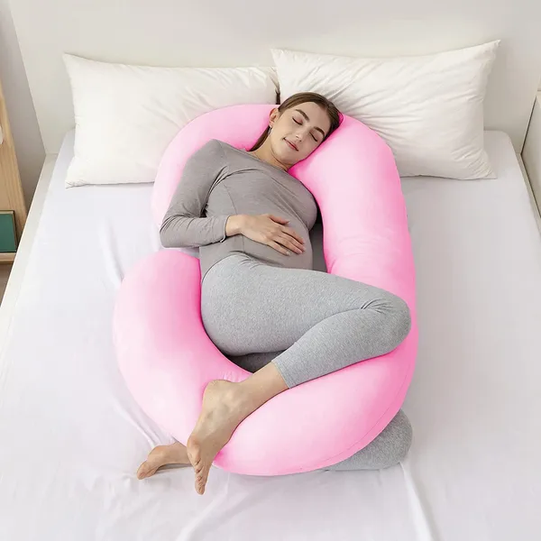 Pink_Microfibre_Pregnancy_Pillow