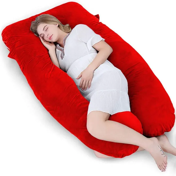 Red_Microfibre_Pregnancy_Pillow