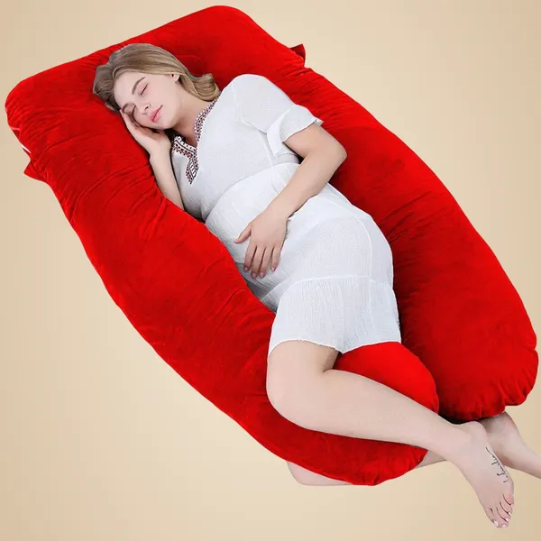 Red_Microfibre_Pregnancy_Pillow