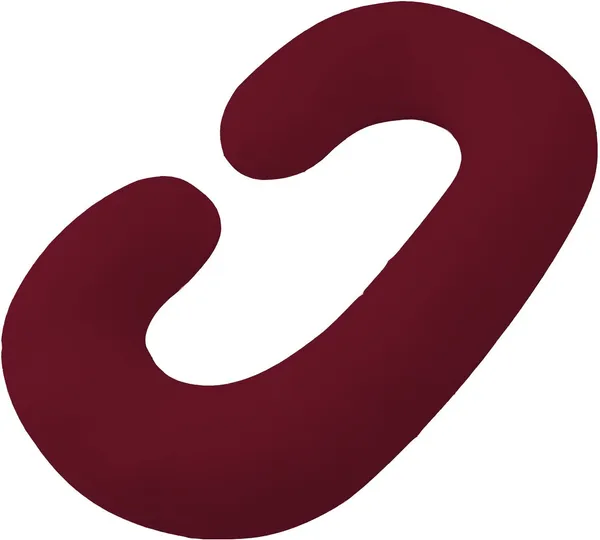 Maroon_Microfibre_Pregnancy_Pillow