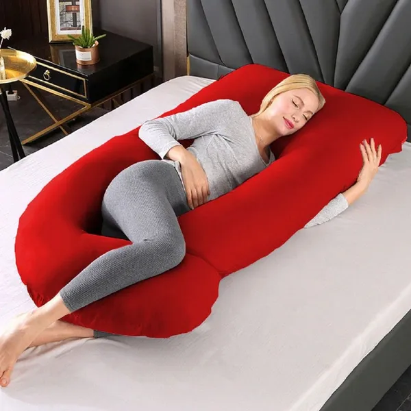 Red_Microfibre_Pregnancy_Pillow