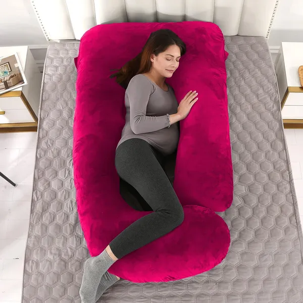 Peach_Microfibre_Pregnancy_Pillow