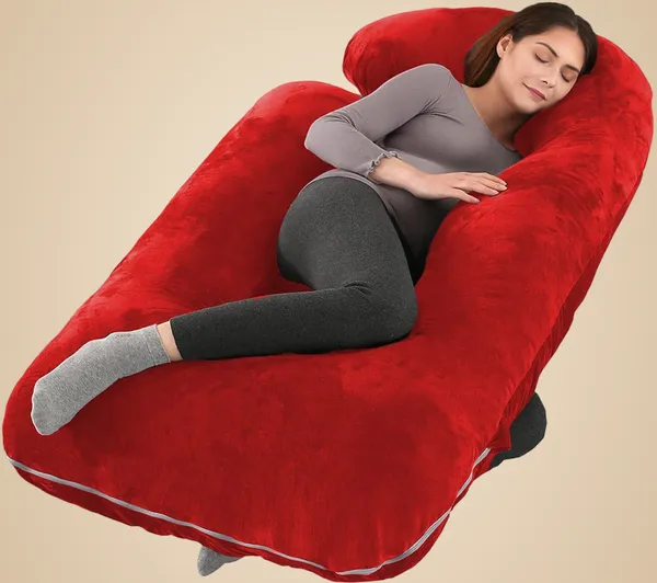 Red_Microfibre_Pregnancy_Pillow