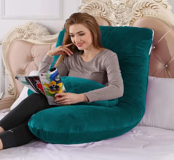 Light_Green_Microfibre_Pregnancy_Pillow
