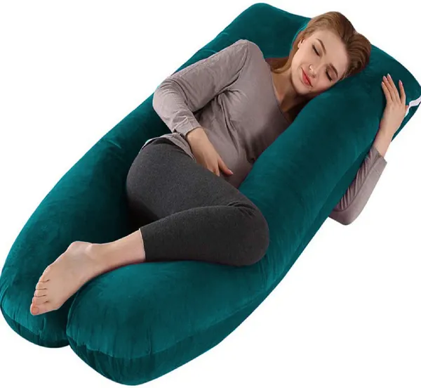 Light_Green_Microfibre_Pregnancy_Pillow
