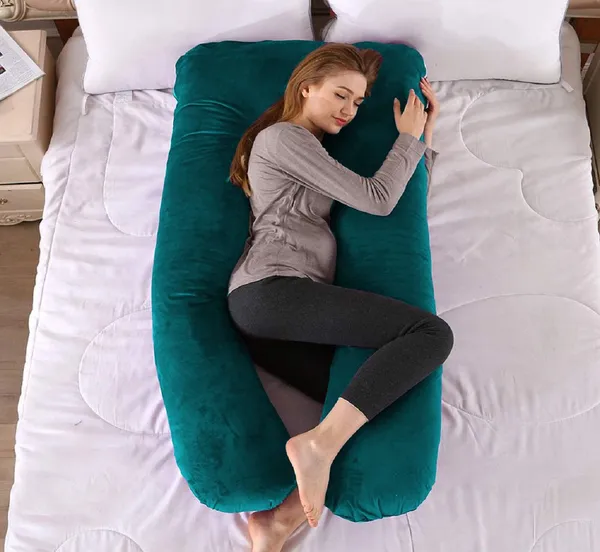 Light_Green_Microfibre_Pregnancy_Pillow