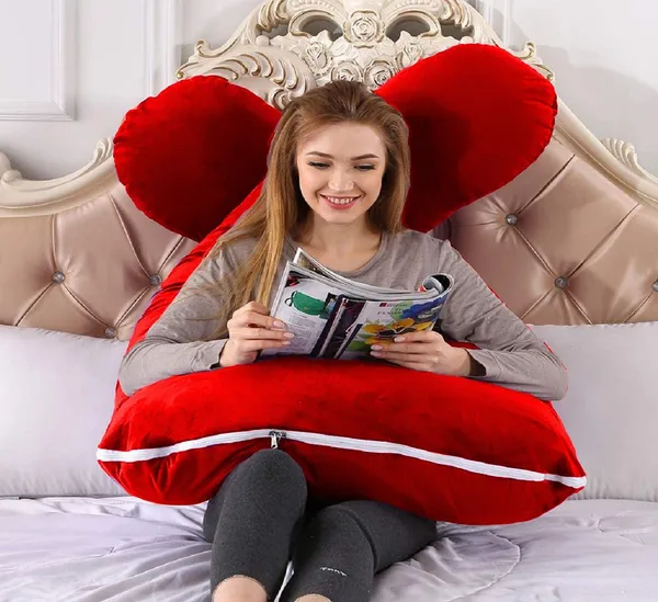 Red_Microfibre_Pregnancy_Pillow