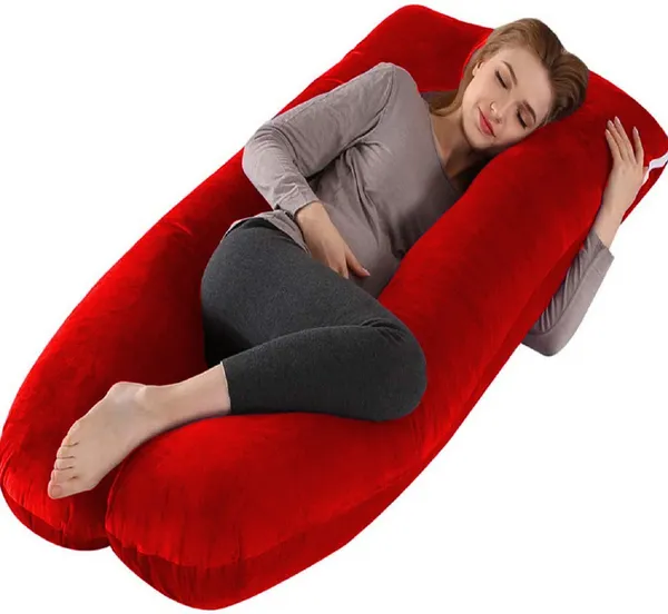 Red_Microfibre_Pregnancy_Pillow