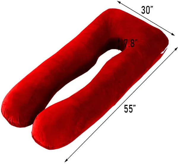 Red_Microfibre_Pregnancy_Pillow