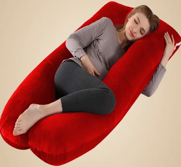 Red_Microfibre_Pregnancy_Pillow