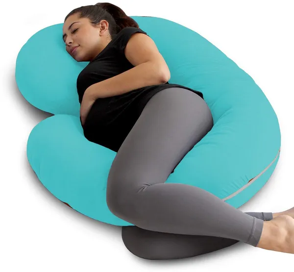 Light_Blue_Microfibre_Pregnancy_Pillow