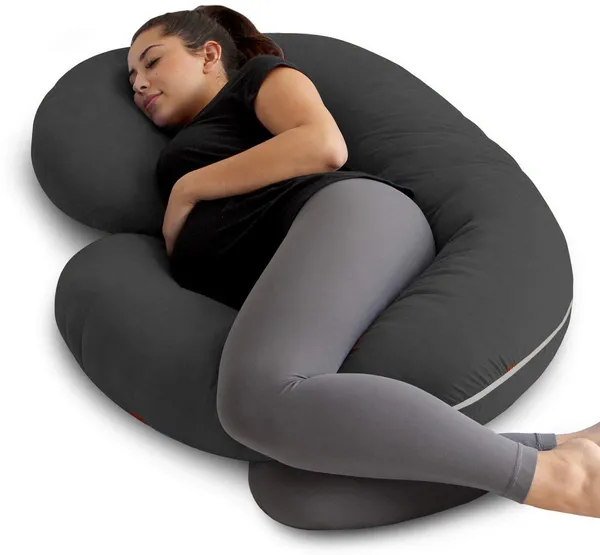 Grey_Microfibre_Pregnancy_Pillow