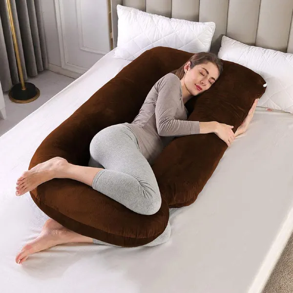 Brown_Microfibre_Pregnancy_Pillow
