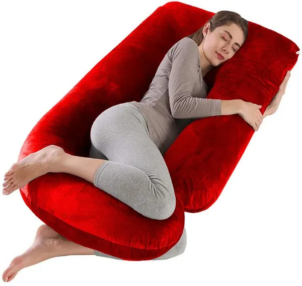 Red_Microfibre_Pregnancy_Pillow