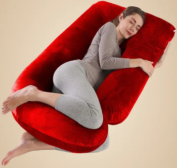 Red_Microfibre_Pregnancy_Pillow