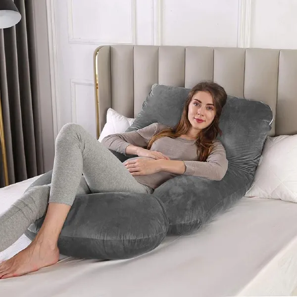 Grey_Microfibre_Pregnancy_Pillow
