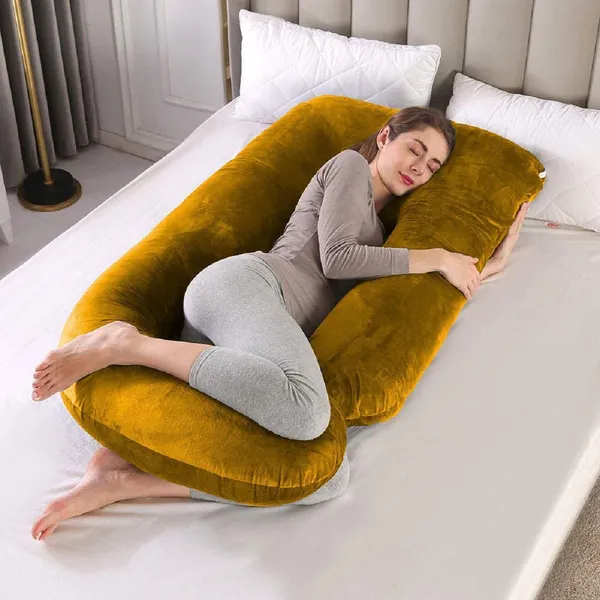 Gold_Microfibre_Pregnancy_Pillow