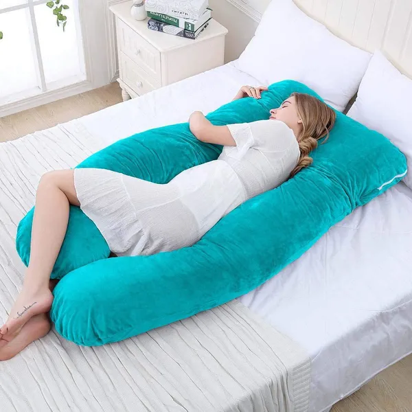 Green_Microfibre_Pregnancy_Pillow