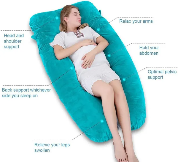Green_Microfibre_Pregnancy_Pillow