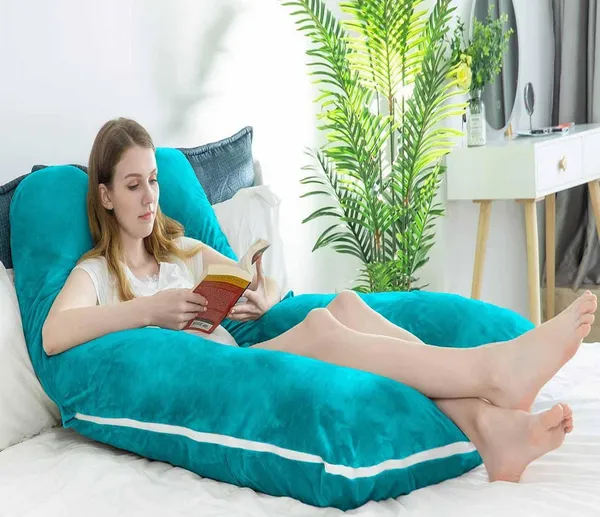 Green_Microfibre_Pregnancy_Pillow