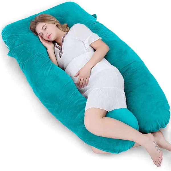 Green_Microfibre_Pregnancy_Pillow
