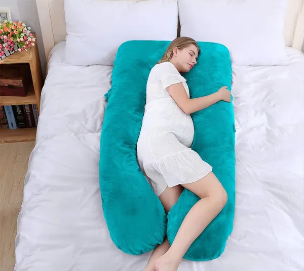 Green_Microfibre_Pregnancy_Pillow