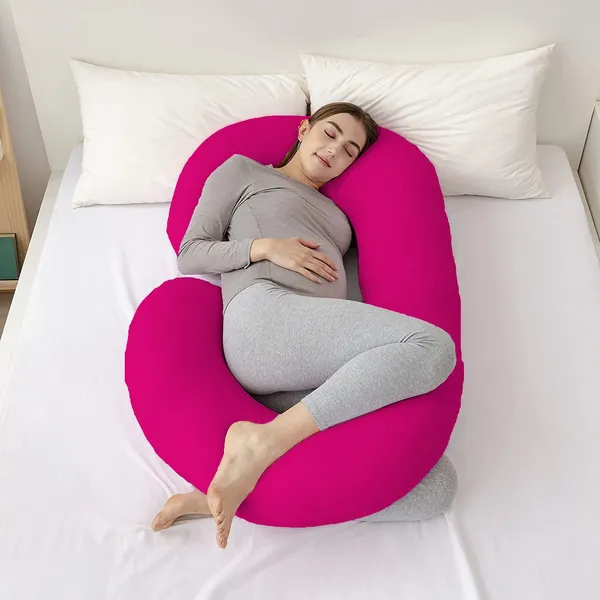 Pink_Microfibre_Pregnancy_Pillow